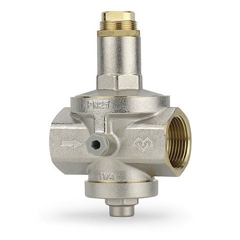 Регулятор давления VARMEGA VM128 DN 32 PN25 мембранный под манометр 7,2kv G-1 1/4'' никелированный купить в Нижнем Новгороде | "Проконсим"