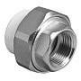 Муфта комбинированная ПП 20-3/4'' PN 25 разъёмная с внутренней резьбой белая VALFEX  купить в Нижнем Новгороде | "Проконсим"