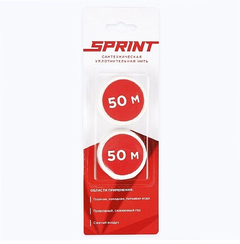 Уплотнительная нить Sprint набор катушек 2х50м, блистер купить в Нижнем Новгороде | "Проконсим"