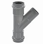 Тройник раструбный НПВХ SDR26 45гр DN 110-110 PN 10 Хемкор