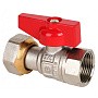 Краны латунные шаровые DN 15-20 PN 40 никелированные бабочка муфта-накидная гайка MVI BV.530 купить в Нижнем Новгороде | "Проконсим"