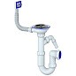 Сифон для мойки Unicorn Y430V, 3 1/2'' х40 без отвода, чаша из нержавеющей стали с отводом для стиральной машины, прямоугольный перелив купить в Нижнем Новгороде | "Проконсим"