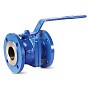 Кран шаровой DN 250 PN 16 чугунный 450мм уплотнение PTFE фланцевый FAF 1100250 