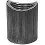 Муфта стальная спринклерная DN15 PN16 L=40мм ВР1/2" приварная, с фрезеровкой