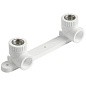 Угольник установочный двойной ПП 25-1/2'' PN 25 с внутренней резьбой белый VALFEX  купить в Нижнем Новгороде | "Проконсим"