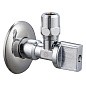 Кран латунный шаровой угловой MVI BV.464 DN 15-цанга 10 PN 10 наружная-M10 штуцер бабочка купить в Нижнем Новгороде | "Проконсим"