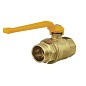 Кран латунный шаровой газовый 11Б27п DN40 PN40 рычаг муфта-штуцер БАЗ Standart купить в Нижнем Новгороде | "Проконсим"