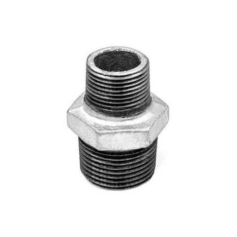 Ниппель чугунный DN 20-50 PN 16 переходный оцинкованный штуцер-штуцер Fittex Plus купить в Нижнем Новгороде | "Проконсим" Ниппель чугунный DN 20-50 PN 16 переходный оцинкованный штуцер-штуцер Fittex Plus купить в Нижнем Новгороде | "Проконсим"