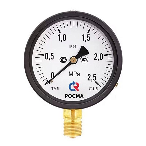 Манометр общетехнический Росма ТМ-510Р.00, до 0,16МПа M20x1,5, 100мм, радиальное присоединение, класс точности 1.5, IP54 купить в Нижнем Новгороде | "Проконсим" Манометр общетехнический Росма ТМ-510Р.00, до 0,16МПа M20x1,5, 100мм, радиальное присоединение, класс точности 1.5, IP54 купить в Нижнем Новгороде | "Проконсим"