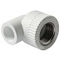 Угольник комбинированный ПП 20-3/4'' PN 25 с внутренней резьбой белый Pro Aqua PA26010P