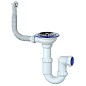 Сифон для мойки Unicorn Y411, без отвода, 3 1/2'' х40 чаша из нержавеющей стали, круглый перелив купить в Нижнем Новгороде | "Проконсим"