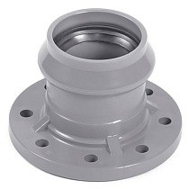  Патрубки НПВХ раструбные SDR26 DN 110-400 PN 10 с фланцем Хемкор со склада Проконсим в Нижнем Новгороде