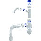 Сифон для умывальника Unicorn А520V, 40х50 гибкий отвод, 1 1/2'' х40 с отводом для стиральной машины преходник 40х32 купить в Нижнем Новгороде | "Проконсим"