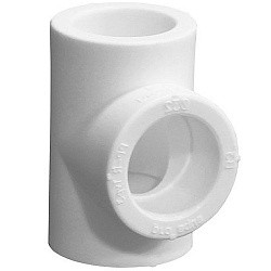 Акция! Тройник переходной ПП 63-50-63 PN 25 белый PlasticPro  (251440176) со склада Проконсим в Нижнем Новгороде