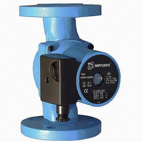 Насос циркуляционный с мокрым ротором GHNM 40-75 F220 277Вт 1х220В 3-скор. фланцевый PN10 120C IMP PUMPS купить в Нижнем Новгороде | "Проконсим"