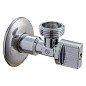 Кран латунный шаровой угловой MVI BV.464 DN 15-20 PN 10 штуцер бабочка купить в Нижнем Новгороде | "Проконсим"