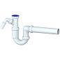 Сифон для умывальника Unicorn Y510V, 40х40 прямой отвод, 1 1/2'' х40 преходник 40х32 купить в Нижнем Новгороде | "Проконсим"