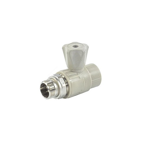 Кран шаровой для радиатора прямой VALFEX 25 PN 25 G-3/4'' серый купить в Нижнем Новгороде | "Проконсим"