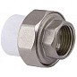 Муфта комбинированная ПП 32-1/2'' PN 25 разъёмная с внутренней резьбой белая PlasticPro купить в Нижнем Новгороде | "Проконсим"