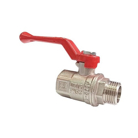 Кран латунный шаровой Valfex Premium.214.NR1.012 усиленный Н 11Б27фт1М DN 20 PN 40 никелированный рычаг муфта-штуцер купить в Нижнем Новгороде | "Проконсим"