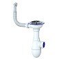 Сифон для мойки Unicorn В411P, без отвода, 3 1/2'' х40 чаша из нержавеющей стали, круглый перелив купить в Нижнем Новгороде | "Проконсим"