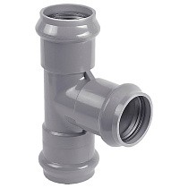  Тройники НПВХ раструбные SDR26 90гр. DN 90-315 PN 10 Хемкор со склада Проконсим в Нижнем Новгороде
