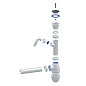 Сифон для мойки Unicorn В310V, 40х40 прямой отвод, 1 1/2'' х40 чаша из нержавеющей стали с отводом для стиральной машины купить в Нижнем Новгороде | "Проконсим"