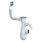 Сифон для мойки Unicorn В440V, без отвода, 1 1/2'' х40 чаша из нержавеющей стали, прямоугольный перелив купить в Нижнем Новгороде | "Проконсим"