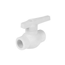  Краны шаровые ПП DN 20-32 PN 25 комбинированные белые Valfex  (930024453) со склада Проконсим в Нижнем Новгороде