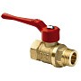 Краны латунные шаровые 11Б27п1 DN 15-40 PN 40 рычаг муфта-штуцер БАЗ Standart купить в Нижнем Новгороде | "Проконсим"