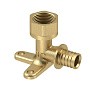 Угольник латунный для PEX труб  16- 1/2''  PN 16  под надвижную гильзу с внутренней резьбой  РосТурПласт купить в Нижнем Новгороде | "Проконсим"