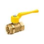 Кран латунный шаровой газовый 11Б27п DN40 PN40 рычаг муфта-муфта БАЗ Standart купить в Нижнем Новгороде | "Проконсим"