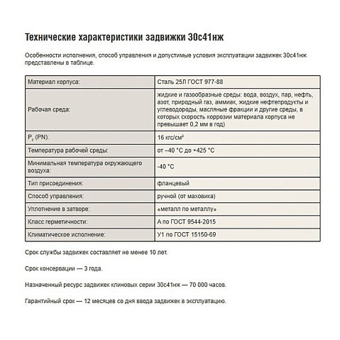 Задвижка стальная 30с41нж DN 80 PN 16 фланцевая L=210мм класс ''А'' САЗ АВАНГАРД купить в Нижнем Новгороде | "Проконсим"