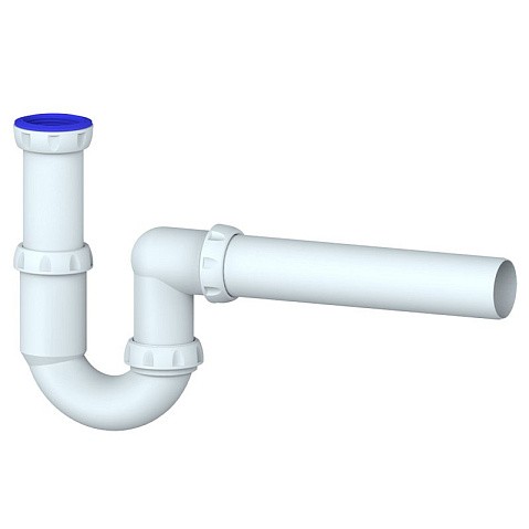 Сифон для умывальника Unicorn Y415, 40х40 прямой отвод, 1 1/2'' х40 преходник 40х32 купить в Нижнем Новгороде | "Проконсим"