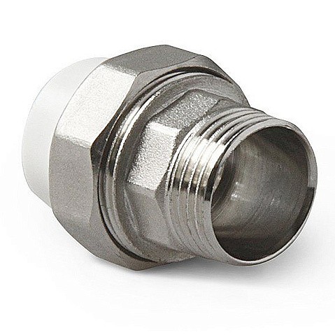 Муфта комбинированная ПП 75-2 1/2'' PN 25 разъёмная с наружной резьбой белая Pro Aqua PA21026 купить в Нижнем Новгороде | "Проконсим"
