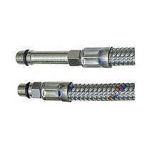 Гибкая подводка для смесителя с оплеткой из нержавеющей стали М10х1-G1/2(комплект) купить в Нижнем Новгороде | "Проконсим"