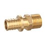 Муфта латунная для PEX DN 16 с наружной резьбой 1/2'' под надвижную гильзу PLP купить в Нижнем Новгороде | "Проконсим"
