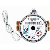 Счетчики горячей воды СВ DN 15 PN 16 до 90гр. без МК импульсный выход муфтовые ЭКО НОМ купить в Нижнем Новгороде | "Проконсим"