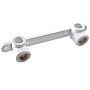 Угольник установочный ПП 20-1/2'' двойной белый РВК