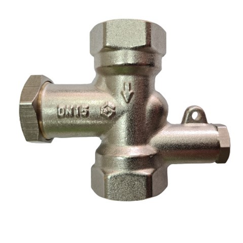 Клапан латунный MVI BL.110.05, DN 20 PN 10, балансировочный, Kvs 3,35 м3/ч, никелированный, муфта-муфта купить в Нижнем Новгороде | "Проконсим"