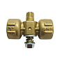 Кран латунный шаровой 11Б18бк(у)2 DN 15 PN 16 под манометр G1/2''хG1/2'' без контрольного фланца муфта-муфта без рычага Пензапромарматура купить в Нижнем Новгороде | "Проконсим"