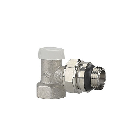 Клапан радиаторный VARMEGA VM10211 DN15 PN10 угловой настроечный G-1/2'' с уплотнением муфта-штуцер купить в Нижнем Новгороде | "Проконсим"
