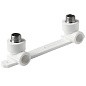 Угольник установочный двойной ПП 20-1/2'' PN 25 с наружной резьбой белый Pro Aqua PA280108P купить в Нижнем Новгороде | "Проконсим"