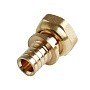 Муфта латунная для PEX труб 25-3/4'' под надвижную гильзу c накидной гайкой MVI SF.624.0605 купить в Нижнем Новгороде | "Проконсим"