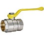 Кран латунный Temper серия 83 DN40 PN25 никелированный газовый рычаг м-м ГОСТ Р 59553 купить в Нижнем Новгороде | "Проконсим"