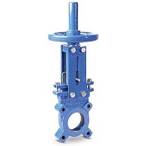 Задвижки чугунные шиберные DN 50-300 PN 10 с выдвижным штоком ручная FAF 6500