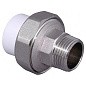 Муфта комбинированная ПП 20-1/2'' PN 25 разъёмная с наружной резьбой белая VALFEX  купить в Нижнем Новгороде | "Проконсим"