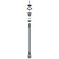 Сифон гофрированный Unicorn D230, 40х50 гибкий отвод, 1 1/2'' х40 чашка из нержавеющей стали, 1200мм купить в Нижнем Новгороде | "Проконсим"