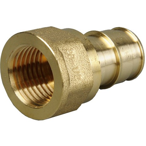 Муфта латунная для PEX труб 25-3/4'' PN 10 OP под надвижную гильзу с внутренней резьбой ONE PLUS купить в Нижнем Новгороде | "Проконсим"