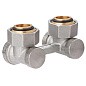 Узел нижнего подключения MVI TR.420.0505 DN 20 PN 10 угловой двухтрубный вентильного типа 20-3/4'' под евроконус, муфта купить в Нижнем Новгороде | "Проконсим"